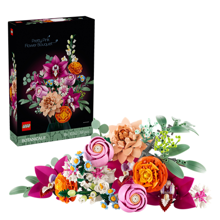 LEGO® Botanicals Pretty Pink Flower Bouquet