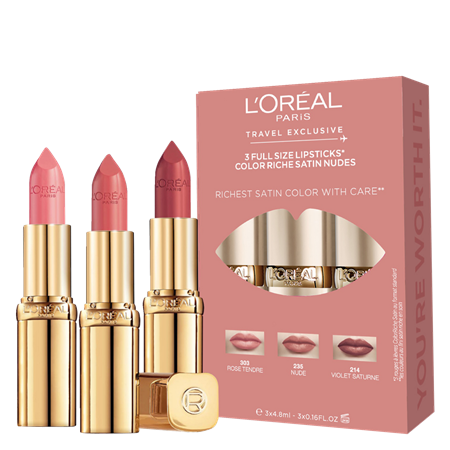 Trio Color Riche Nude Lipstick