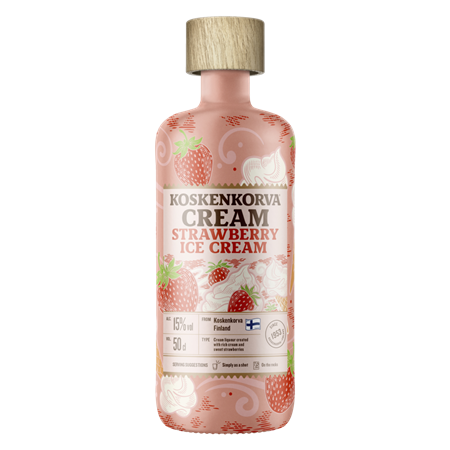 Liqueur Strawberry Ice Cream