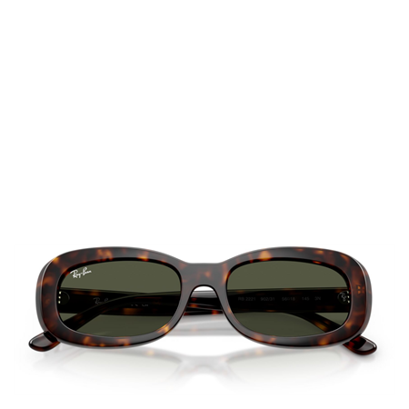 Ray-Ban® Black Havana Aurinkolasit Black/havana, dark green lenses
