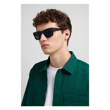 Black Solbriller Green polarized lenses