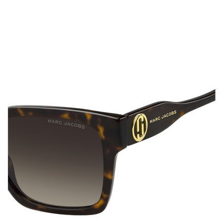 Havana Retangular Aurinkolasit Brown gradient lenses