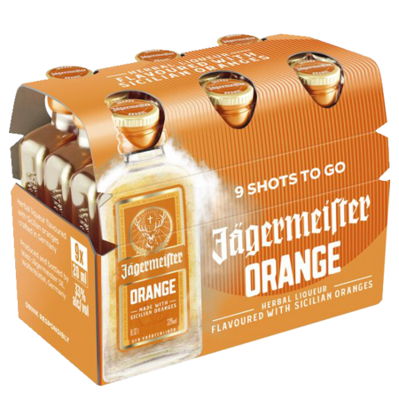 Orange Miniatures 9 x 2 cl