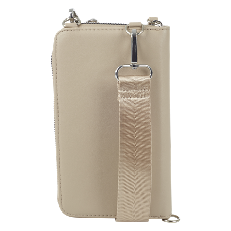 Skulder-/mobilveske Beige