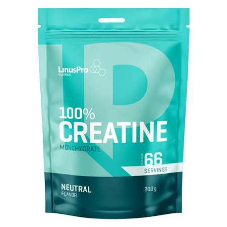 100% Creatine Monohydrate Kosttilskudd kreatin, nøytral smak