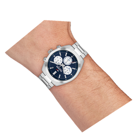 Tommy Hilfiger kronografikello Stainless steel bracelet
