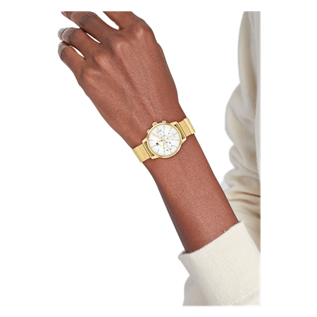 Tommy Hilfiger klokke Ionic plated thin gold steel