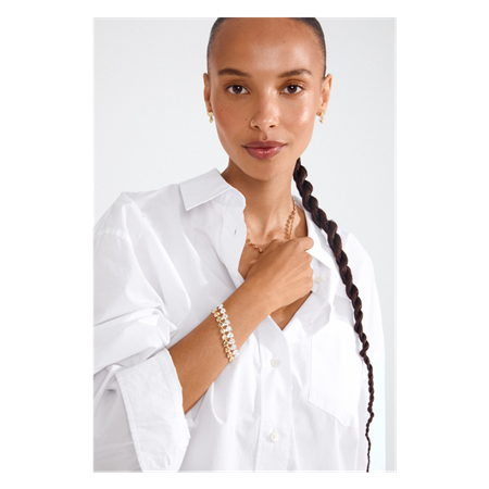 CIREN armbånd med hjerter Gold plated