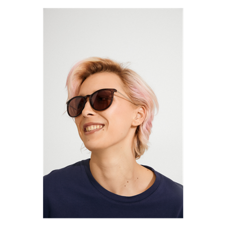 Vanille Aurinkolasit Brown/Pink / Metal Frame