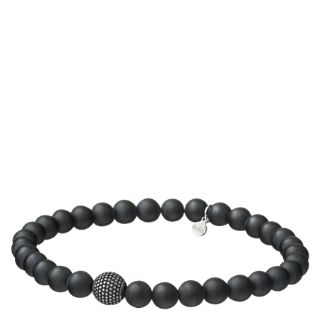 Stretch armband Matte black