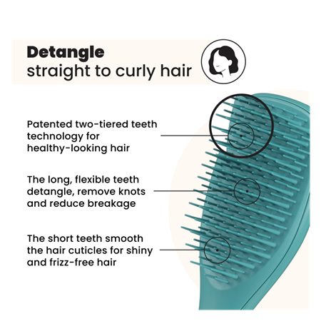 Hårbørste Mini Ultimate Detangler Transformative Teal