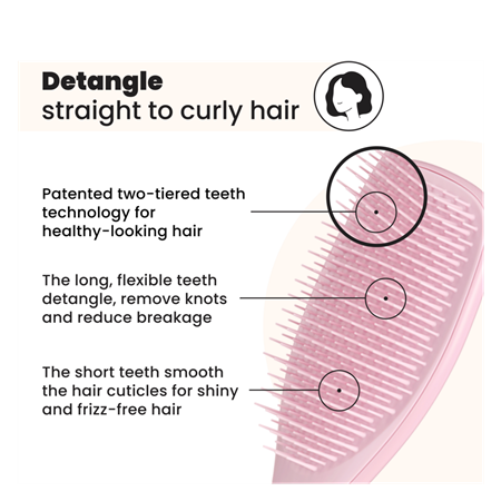 Hårbørste Ultimate Detangler, Millennial pink