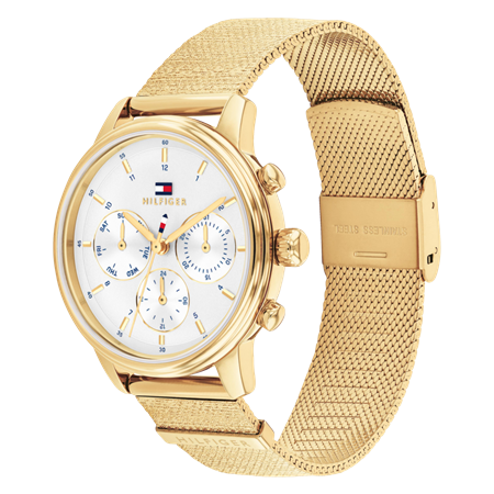 Tommy Hilfiger klokke Ionic plated thin gold steel