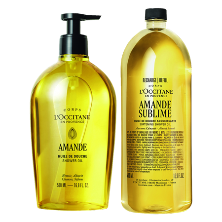 Almond Shower Oil 500 ml + refill