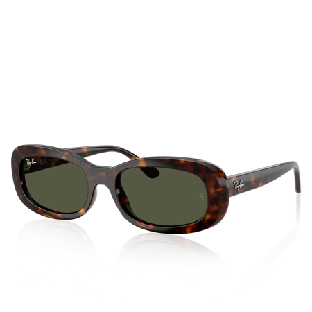 Ray-Ban® Black Havana Aurinkolasit Black/havana, dark green lenses