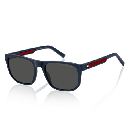 Blue/Red Aurinkolasit Grey lenses