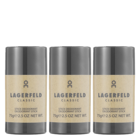 Lagerfeld Classic Deodorant Stick 3-pack