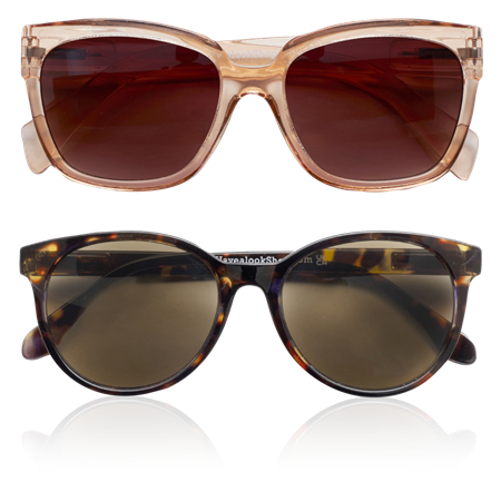 Aurinkolasit vahvuuksilla 2-pack Champagne/Tortoise +1,5