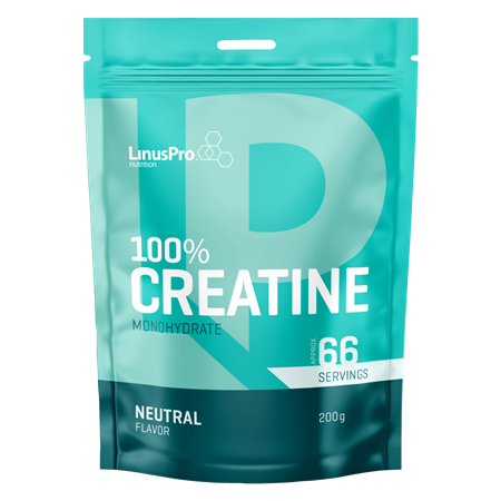 100% Creatine Monohydrate Kosttilskudd kreatin, nøytral smak
