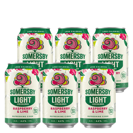 Raspberry & Lime Sparkling Cider 6x33 cl