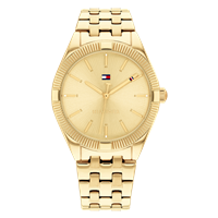 TOMMY HILFIGER Kullattu kello Ionic gold plated steel strap