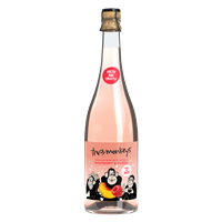 THR3 MONKEYS Raspberry & Peach  Sparkling wine