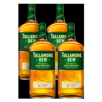 TULLAMORE D.E.W. Whiskey 4-pack Irish Whiskey