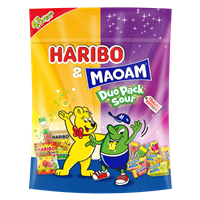 HARIBO PARTY SIZE BAGS DUOPACK SOUR