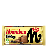 MARABOU CHOCOLATE BLACK SALT LIQUORICE