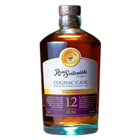 RON SOSTENIBLE 12 Year Old Cognac Cask Dominican Republic