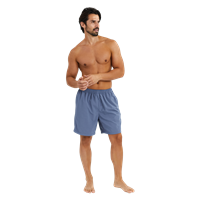 PANOS EMPORIO Regular Solid badeshorts Captains Blue