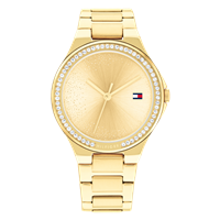 TOMMY HILFIGER Feminin klocka Ionic gold plated steel strap