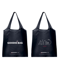 AIRSHOPPEN Foldable Shopping Bag R-pet 100% Recycled