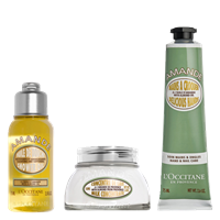 L'OCCITANE Almond Milk, Almond Handcream & Almond Shower Oil