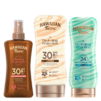 HAWAIIAN TROPIC Sun Care Glow SPF 30, Hydrate SPF 30 & After Sun