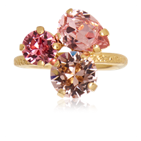 CAROLINE SVEDBOM Colette ring Pink combo / gold