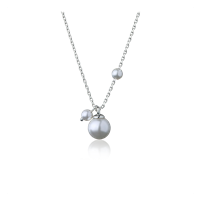 ZAZA & LILI Elixir Halsband Rhodium plated / pearls