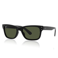 RAY-BAN® Mr Burbank solbrille Black, green lenses