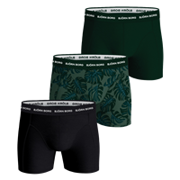 BJÖRN BORG Bokserit 3-pack green/black