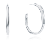 CALVIN KLEIN CK sculptural korvakorut Silver coloured
