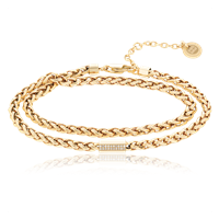 TOMMY HILFIGER Hilfiger rannekoru 2-in-1 Ionic gold plated steel