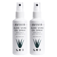AVIVIR Aloe Vera Gel Spray Organic 2-pack