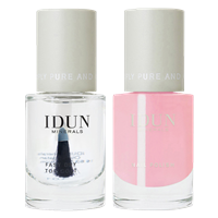 IDUN MINERALS Nail Polish & Top Coat Set Morganit