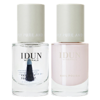 IDUN MINERALS Nail Polish & Top Coat Set Marmor