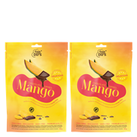 SUNSHINE DELIGHTS Dark Chocolate Dipped Mango 2-pack