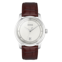 HUGO BOSS BOSS kello Brown calfskin strap