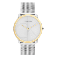 CALVIN KLEIN CK iconic kello Two tone stainless steel mesh bracelet