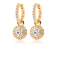 PILGRIM FIORENTINA örhängen Gold plated / Crystals