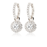PILGRIM FIORENTINA øreringe Silver plated / Crystals