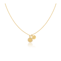 TOMMY HILFIGER Halskæde med vedhæng Ionic plated thin gold steel / crystals